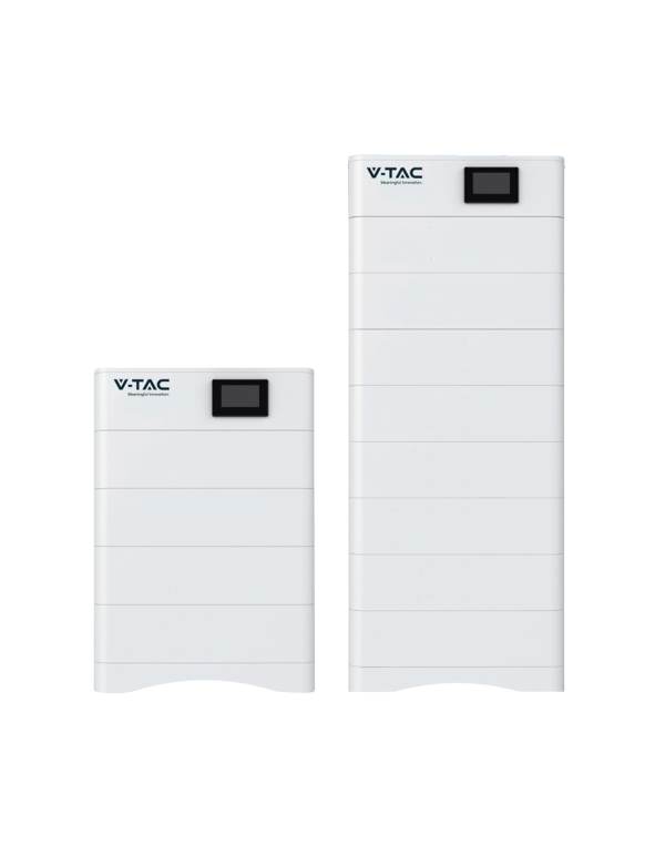 Sistema de Bateria Empilhável V-TAC LiFePO4 20,48 kWh (5,12 x 4)
