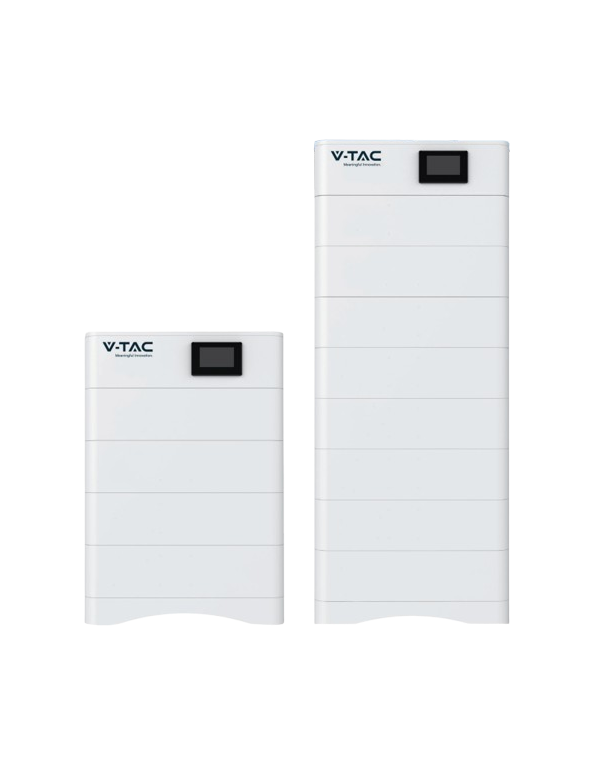 Stapelbares V-TAC LiFePO4 Batteriesystem 20,48 kWh (5,12 x 4)