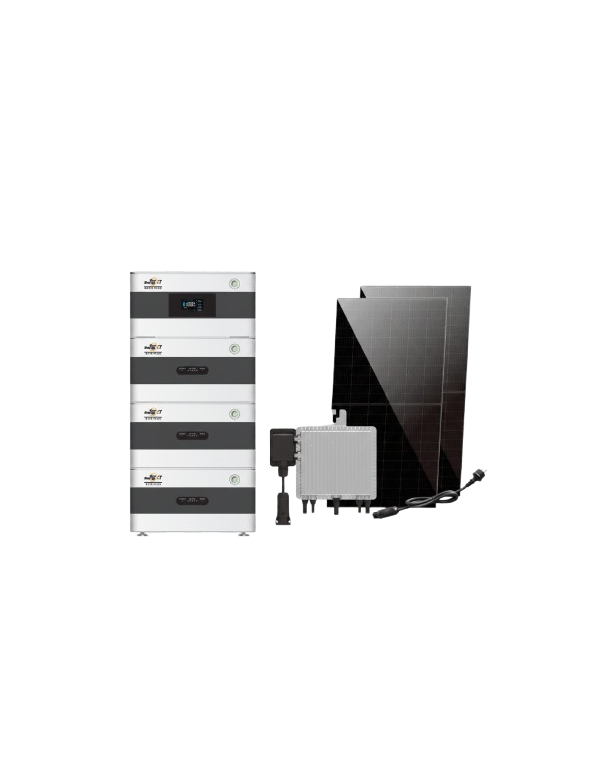 Austta 860WP Balcony Solar Kit with Battery BK215 Plus and Microinverter Deye (Starter set 3)