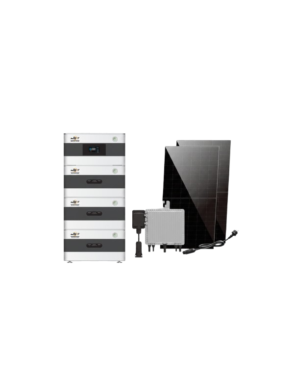 Austa 860Wp Kit solare balcone con batteria BK215 Plus e microinverter Deye (Starter Set 3)