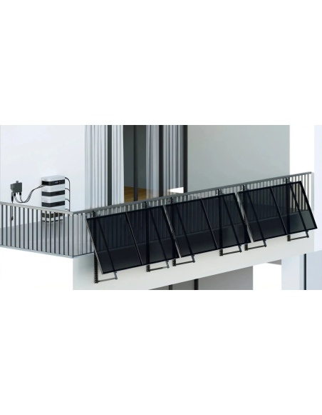 Austa 860Wp Kit solare balcone con batteria BK215 Plus e microinverter Deye (Starter Set 3)