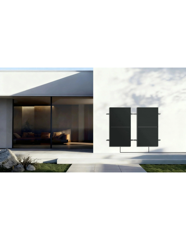 Austa 860Wp Kit solare balcone con microinverter Deye M80G4 e fissazione per balcone quadrato