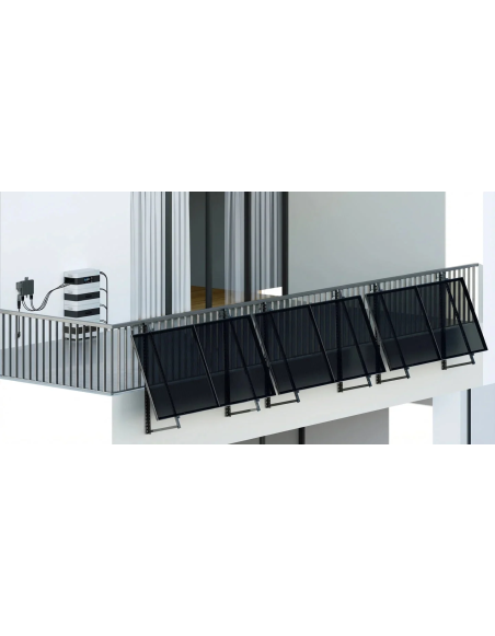 Balcon Solar Kit Osda 900WP avec Micro-onduleur Deye M80g4 (sans fixation)