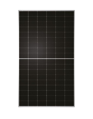 Panneau solaire Tongwei TNC 505WP | Module de verre double bifacial avec cadre noir et fond transparent