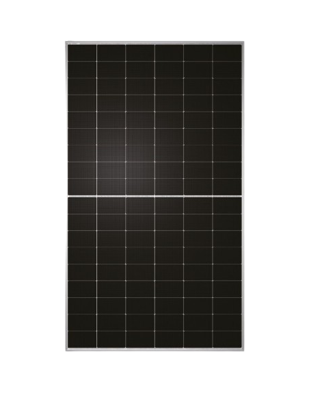Tongwei Solar Panel TNC 505WP | Bifacial-Doppelglas-Modul mit schwarzem Rahmen und nahtloser Hintergrund