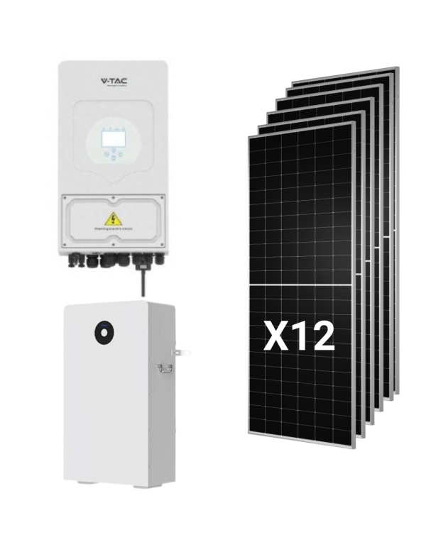 Kit solaire hybride « Deye » 6 kW Monophasé...