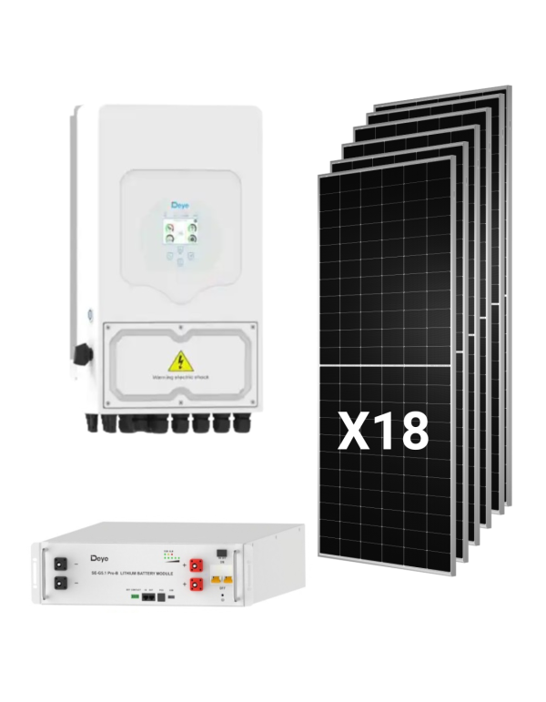 Hybrid Solar Kit Deye 10kw Einphasig mit 18...